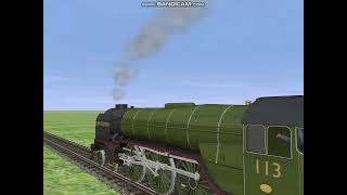 LNER Thompson A11 vs A3 amp V2 Racing Trainz [upl. by Glen920]