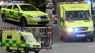 Collection Ambulances responding  London Ambulance Service [upl. by Pillihpnhoj]