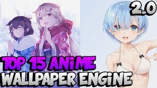 TOP 15 WALLPAPERS ESTILO ANIME 20  DESCARGA   WALLPAPER ENGINE [upl. by Amyas]