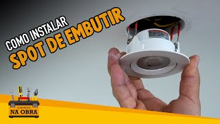 Como Trocar Spot de Luz LED de Embutir 2 Maneiras [upl. by Perpetua488]