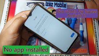 Vivo V2043 frp bypass Android 11 without pc [upl. by Yelsna]