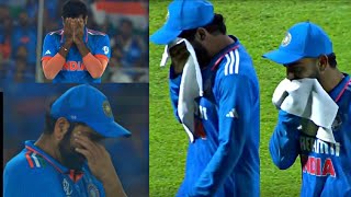 Virat Kohli Rohit sharma Jadeja Indian players crying after India lost the WORLDCUP FINAL vs AUS [upl. by Eahsat563]