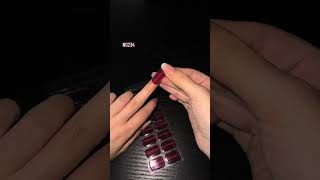 A tutorial on how to apply semi cured gel nail strips at homenails nailart nailtech nailtutorial [upl. by Verdi967]