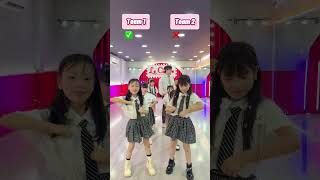 Team nào thắng nhỉ  Follow thầy để xem nhiều Clip nhảy hơn nhé  Battle Dance Lớp Kid Thầy Huy [upl. by Hayton]