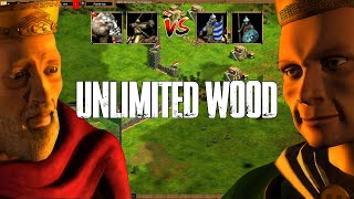 Im uploading every game of AOE2 I play until I die in 4K  Ep454 Unlimited Wood [upl. by Trudnak972]