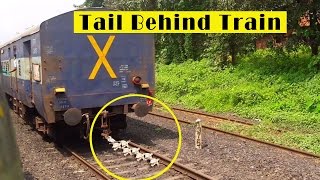 Tail Behind Train with acceleration  Indian Railways [upl. by Amar999]