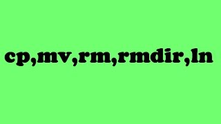 3commande linux cp mv rm rmdir ln darija [upl. by Alyahsat]