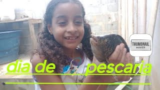 Aventuras de pesca pai e filha juntos pescando no Quintal [upl. by Nylecsoj]