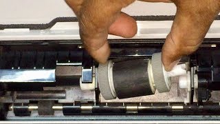 Pickup roller replacement on HP laserjet p2035 p2055dn [upl. by Nuawad740]