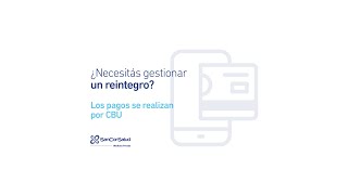 Podés gestionar tu reintegro desde nuestra web o app [upl. by Enetsirhc]