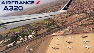 🇲🇦 Marrakesh RAK  Paris CDG 🇫🇷 Air France Airbus A320 FULL FLIGHT REPORT Sky Priority [upl. by Warram]