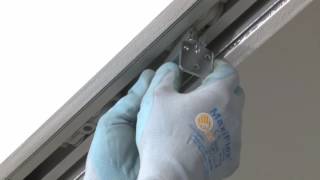 How to Install the door on an Eclisse pocket door system [upl. by Vieva]