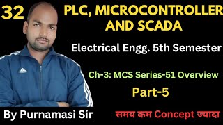 32 PLC MICROCONTROLLER amp SCADA  Ch3  MCS Series51 Overview PolytechnicPathshala [upl. by Hiro]