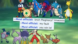 this is why you dont laugh at magikarpEPIC POKEMON SHOWDOWN SWEEP [upl. by Nomolas785]