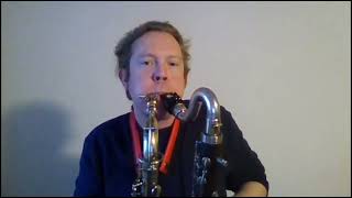 Saxophone BassClarinet Circular Breathing [upl. by Zetrom]