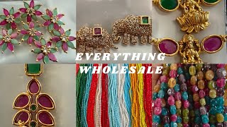 Jewellery making material in wholesale prices Courier available even for single piece [upl. by Eillek]