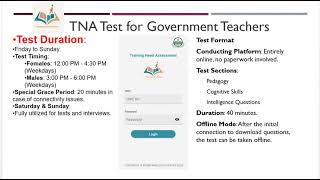 TNA Test for PST EST SST [upl. by Annairb504]