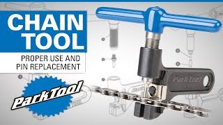 Park Tool Chain Tools  Pin Replacement amp Proper Usage [upl. by Fontana]