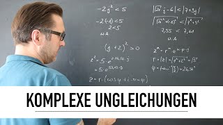 Wie löse ich komplexe Ungleichungen  Potenzieren von komplexen Zahlen  Absolutbeträge [upl. by Migeon977]