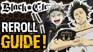 Black Clover M  REROLL GUIDE  TIER LIST [upl. by Theodosia]