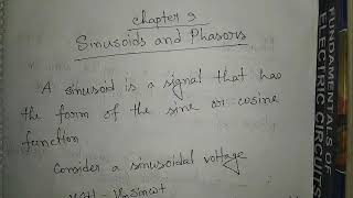 Sinusoids and Phasors [upl. by Skurnik]