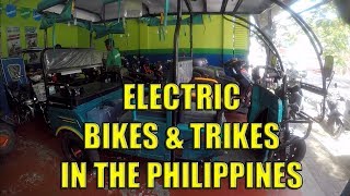 Electric Bikes amp Trikes In The Philippines With Prices [upl. by Conlin]