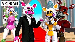 Funtime Foxys WEDDING REHEARSAL DISASTER in VRCHAT [upl. by Ecinreb]