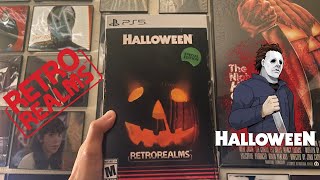 Halloween Retro Realms Special Edition Unboxing michaelmyers halloween johncarpenter [upl. by Ainoval225]