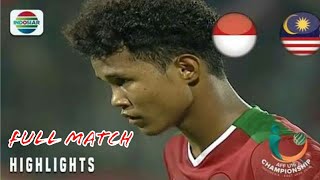 INDONESIAVSMALAYSIA FULL HIGHLIGHTS INDONESIA u16 vs MALAYSIA u16 10 FULL HIGHLIGHTS [upl. by Pages260]