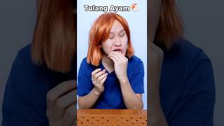 Tim pemakan tulang ayam Wkwk food asmr mukbang [upl. by Wallraff]