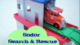 Thomas The Train Take N Play Sodor Search amp Rescue Center [upl. by Leighland]