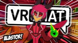 ALASTOR MAKES PEOPLE SIMP IN VRCHAT  Funny VRCHAT Moments ft ZeCyberChimp [upl. by Anawed]