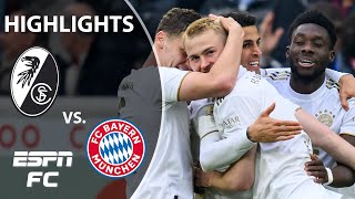 SC Freiburg vs Bayern Munich  Bundesliga Highlights  ESPN FC [upl. by Nyrat]