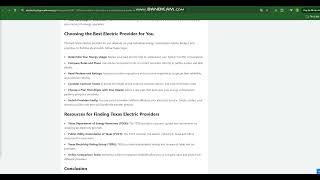 Texas Electric Providers A Comprehensive Guide to Choosing the Best Plan for Your Needs [upl. by Farica352]