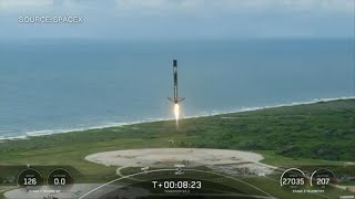 SpaceX Nails Landing of Reusable Rocket on Land [upl. by Selway]