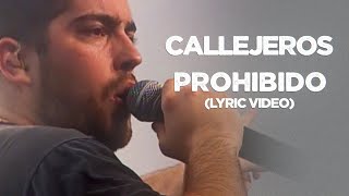 Callejeros  Prohibido Lyric [upl. by Nevil]