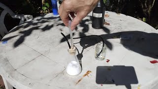 How to Make Hydrochloric Acid HCl at Home  1st method Reaction of H2SO4 with NaCl [upl. by Ranitta]