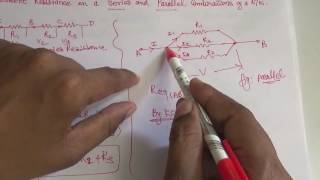 How to Find out Equivalent resistance in Series and Parallel Resistance combinations [upl. by Harriet]