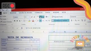 Digitaliza una nota de remisión en excel [upl. by Ityak]