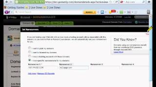 Forward Godaddy domain to Ipage Web Hosting [upl. by Eliathas]