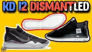 Nike KD 12 Dismantled Whats the Tech Inside the KD 12 [upl. by Ajroj361]