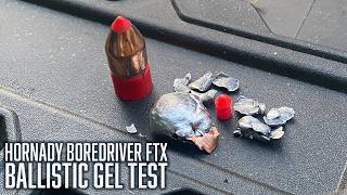 How effective are Bore Driver FTX Muzzleloader Bullets  100yard Ballistic Gel Test [upl. by Itaws]