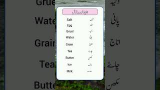 Food Items Names in English learnenglish english shorts vocabulary [upl. by Yarehs290]