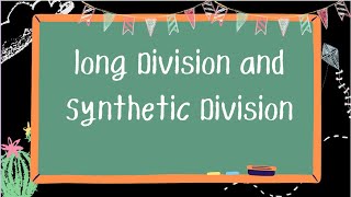 Polynomial Long Division vs Synthetic Division Which Method to UseKhan Academy [upl. by Beaver]