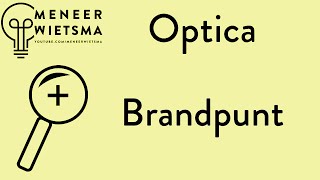 Natuurkunde uitleg Optica 4 Brandpunt [upl. by Anitra]