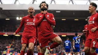 Salah Screamer vs Chelsea  Premier League 201819  English Commentary [upl. by Ahsilaf]