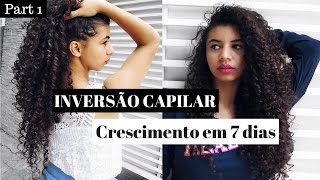 Crescimento Capilar Inversão Capilar com Óleo de Rícino Part 1 [upl. by Mcleod126]