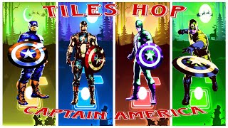 Captain America Vs Tiles Hop Funny Coffin Dance Songs Moments [upl. by Robin]