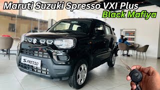 2024 Maruti Suzuki S Presso VXI Plus Full Detailed Review🔥Price amp Features😍Spresso Black Colour [upl. by Yrac]