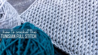 Tunisian Full Stitch [upl. by Adkins]